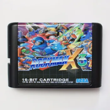 Roko Vyras X3 16 bitų SEGA MD Žaidimo Kortelės Sega Mega Drive Genesis