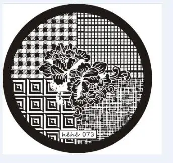 2016 Naujas Štampavimo Plokštė hehe-73 Nagų Dailės Šabloną Rožių Gėlių Modelio Nail Art Stamping Plokštės Ruonis Nagų Manikiūro Įrankis 5.6 CM