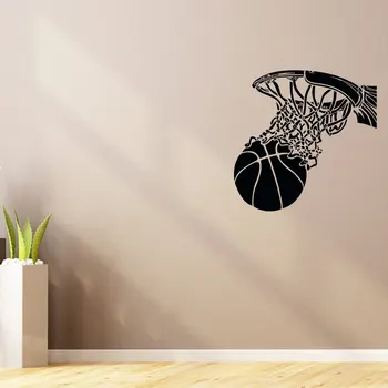 Cool Krepšinio Lankai Sporto Sienų Lipdukai, Vinilo Namų Deccoration Priedai Berniukų Miegamasis 
