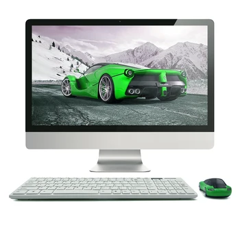 2.4 GHZ 1600DPI Belaidės Pelės USB Imtuvas Šviesos diodų (LED) Super Automobilio Formos Laptop Notebook PC Kompiuterį 