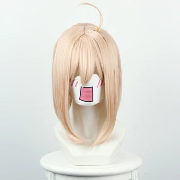 Sakura Saber Okita Souji Atsparus Plaukų Cosplay FGO Likimas Grand Kad Japonų Anime Vinjetė Priedai Sintetinių plaukų