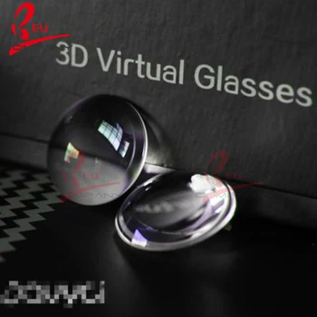 Optinio stiklo objektyvo Skersmuo 74mm plano išgaubto objektyvo COB LED Objektyvas Prožektorius Projektoriaus Objektyvas