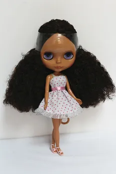 Nemokamas Pristatymas didelis nuolaida RUB-106DIY Nuogas Blyth lėlės gimtadienio dovana girl 4colour didelėmis akimis, lėlės su gražių Plaukų mielas žaislas