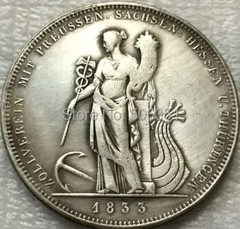 1833 vokietijos valstybių monetos kopija Nemokamas pristatymas