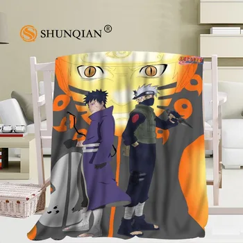 Custom Anime Naruto Antklodė Minkšta Vilnos PASIDARYK Savo Nuotrauką Apdailos Miegamasis Dydis 58x80Inch,50X60Inch,40X50Inch A7.10