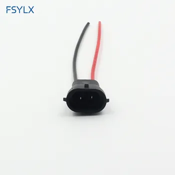FSYLX H8, H11 H27 881 LED lizdas, H8, H9 H11 kištukinė jungtis H11 881 LED Lemputės laikiklį Laidus Pajungti H11 Jungties Pajungimo lizdai