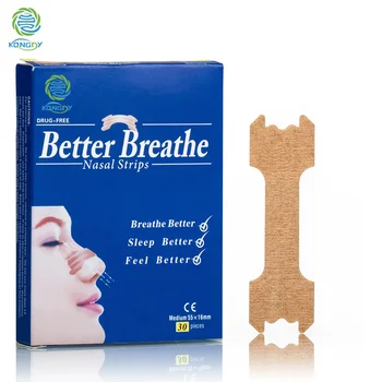 KONGDY Anti-Knarkimas Juostelėmis 30 Vnt/ Dėžutėje Geriau Kvėpuoti Nosies Juostelės Sumažinti Knarkimas Pagalba Prietaisą Sveikatos Miegoti Gerai