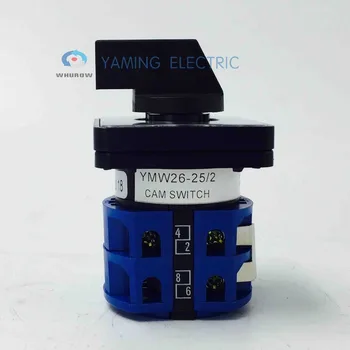 Yaming elektros YMW26-25/2(S17818) 25A 2 lenkai, 3 padėčių valdymo variklio grandinės Universalios perjungimo rankenėlę cam jungiklis