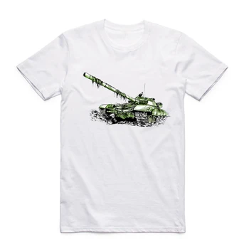 Vyriški Spausdinti Armijos World Of Tanks WOT marškinėliai trumpomis rankovėmis O-Kaklo Viršūnes Tees Vasaros Atsitiktinis Žaidimas Mada marškinėliai Streetwear