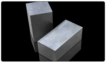 6061 aliuminio bloko dydis 100*20*20mm AL Metalo, sidabro spalva, 1 vnt