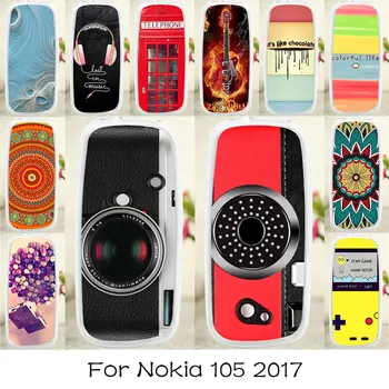 TAOYUNXI Minkštos TPU Case For Nokia 105 2017 Atveju 