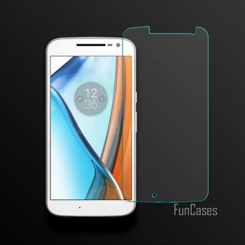 Screen Protector For Motorola Moto G4 / G4 Plius Grūdintas Stiklas Moto G4 / G4 + 2.5 D Lenktas Krašto Apsauginės Plėvelės Visu