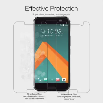 2 vnt./daug Screen Protector, HTC 10 ( 10 HTC Gyvenimo būdą), NILLKIN Matinis atsparus Įbrėžimams, Matinio Anti-Glare Apsauginės Plėvelės