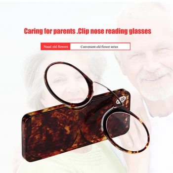 Nosies Poilsio Skaitymo Akiniai +1,0 iki +3.5, Nešiojamų SOS Piniginės Reader įrašą apie Mini skaitymo akiniai su byla