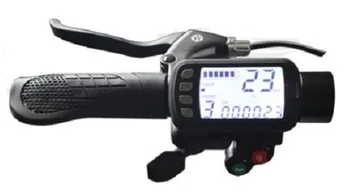 Nemokamas Pristatymas 250W 24V DC brushless motor control panel Skystųjų kristalų (LCD) valdytojas, E-dviratis, elektrinis dviratis greitis