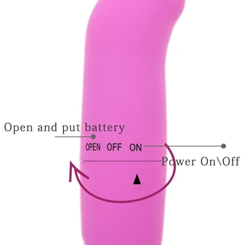 Mini vibratorius kulka Naujas AA tipo baterijos G Spot Vibratorius Massager Clit vibratorius Sekso Žaislas vibruojantis kiaušinis sekso Produktai moterims