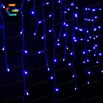 3m Romantiškas Kalėdų Langą Banga LED String Šviesos Lauko Vestuvių Namų Dekoracijos, Šventė, Festivalis Šalis Sodo Pasakų Žibintai