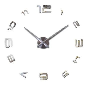 2017 Specialus Pasiūlymas Pardavimas Naujų Akrilo Veidrodis, Laikrodis Žiūrėti Sienų Lipdukai Laikrodžiai Sumalti Horloge Didelis Dekoratyvinis Kvarco Kambarį