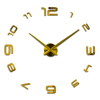 2017 Specialus Pasiūlymas Pardavimas Naujų Akrilo Veidrodis, Laikrodis Žiūrėti Sienų Lipdukai Laikrodžiai Sumalti Horloge Didelis Dekoratyvinis Kvarco Kambarį
