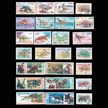 50 VNT./daug Apie Dinosour Iš Pasaulyje Plačiai Naudojama Su Pašto Ženklu, Pašto Ženklų Kolekcionavimas