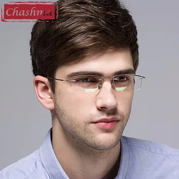 Chashma Akiniai armacao para oculos de grau Frameless Titano Akiniai Rėmeliai, Optiniai Akinių Rėmeliai Moterų ir Vyrų
