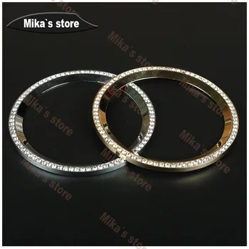 Naujas~Pavarų Žiedas, Mini Cooper F56 F55 F54 Apdaila interjero aksesuarų deimantu papuoštą žiedą lipdukai Mini 