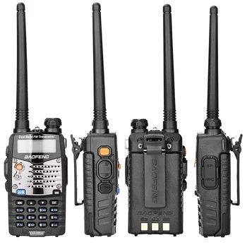 (1 vnt.), Baofeng UV5RA Kumpis Du Būdu Radijo Dual-Band 136-174/400-520 MHz baofeng uv-5ra walkie talkie radijo siųstuvas-imtuvas Juoda