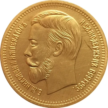 1902 Rusijos 100 rublių Auksinės MONETOS KOPIJA NEMOKAMAS PRISTATYMAS