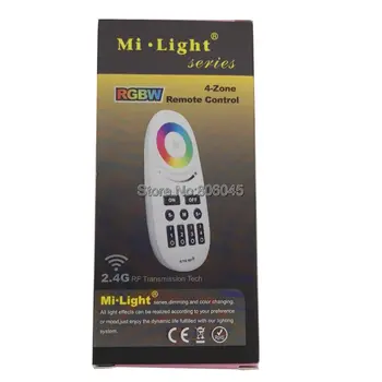 Mi.Šviesos 2.4 G RD 4-Zona RGBW Belaidžio Nuotolinio valdymo pultelis FUT095 FUT096 su papildomu Laikikliu Mi.Šviesos RGBW LED Lemputes, Downlight