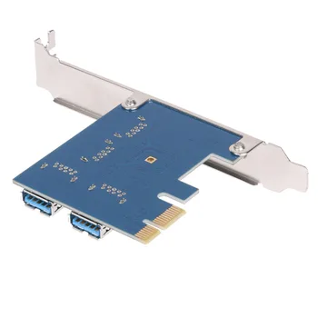 60cm USB 3.0 PCI-E Express 1x iki 16x Extender Riser Card Adapter pcie 1 iki 4 usb Grafika Vaizdo plokštė Bitcoin Litecoin
