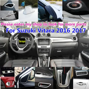 Nemokamas pristatymas Suzuki Vitara 2016 2017 automobilių stilius garnyras rėmas žibinto apdaila, ABS chrome 