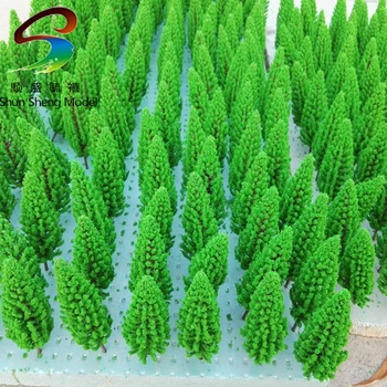 MASTO populiariausi plastiko žalia Pakelės medžių modelis architektūros modelis medis/Traukinio Maketo 110cm