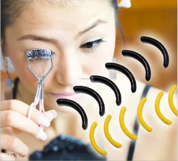 6pcs Blakstienų Curler Pakeitimo Pagalvėlės Papildymo Gumos Kosmetikos Makiažas, Plaukų Stilius Įrankiai