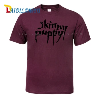 Naujovė Skinny Puppy Naujas Mados trumpomis Rankovėmis T-shirt Vyrams marškinėliai O-kaklo viršūnes vyrų drabužiai Tee