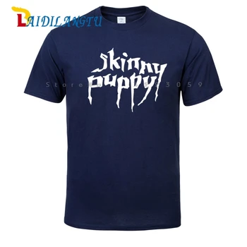 Naujovė Skinny Puppy Naujas Mados trumpomis Rankovėmis T-shirt Vyrams marškinėliai O-kaklo viršūnes vyrų drabužiai Tee