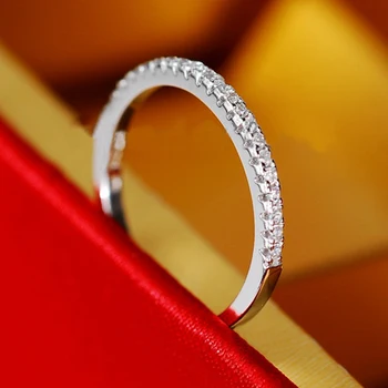USTAR Cirkonio kristalai, Vestuviniai Žiedai, moterų Papuošalai, Sidabro spalvos, midi žiedai moterų anel bijoux aukščiausios kokybės