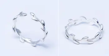 Yiustar Nauja siunta Piršto Žiedą, Lapus Unikalus Prabangos Lapų Moterų Žiedai Šalies Jewerlry