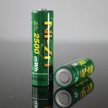 Aukštos kokybės 8Pcs 2500MWH NiZn 1.6 V AA Įkraunamas Akumuliatorius, baterijas + 8 uostų Ni-Zn NiMH AA AAA baterija, 