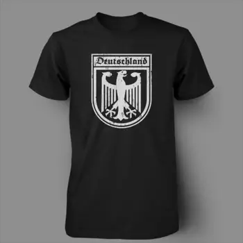Vyras marškinėliai Deutschland Vokietija Eagle Crest vokietijos Futbolo Džersis Marškinėliai Vyrams Medvilnės Išspausdinti Užsakymą Marškinėliai Vyrams Dydis S~XXXL