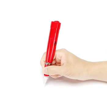 2016 Naujas JS Spalva Raudona Profesinės Mikro Adatų Mašina Įkrovimo kištukas-dual permanentinis Makiažas mašina Pen