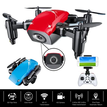 EBOYU S9HW Mini Sulankstomas RC Quadcopter Drone WiFi FPV 0.3 MP Camera w/ Aukštis Turėti RC Mini Quadcopter Selfie Kišenėje Drone RTF