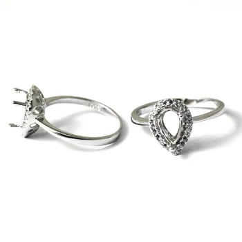 Beadsnice ID27353 naują atvykimo populiarus 925 sidabro žiedai moterims, elegantiškas amžinai vestuvių dalyvavimas nustatant pusiau žiedas mount