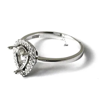 Beadsnice ID27353 naują atvykimo populiarus 925 sidabro žiedai moterims, elegantiškas amžinai vestuvių dalyvavimas nustatant pusiau žiedas mount