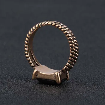 Fshion Juodas Kvadratas Dervos Žiedas Moterims Rose Gold Vintage Žiedai, Papuošalai Kalėdų Dovanos