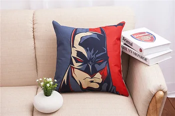 Namuose Naujas Batman Teisingumo Lyga pagalvės užvalkalą, Lovos, Kėdės Sėdynė Mesti Pagalvės Užvalkalas Medvilnės Skalbiniai Aikštėje Pagalvę Padengti