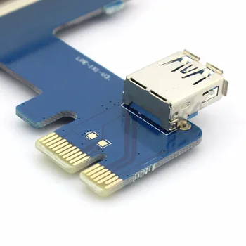 PCIe 1 iki 3, arba PCI Express 1 iki 4 Adapterio plokštę