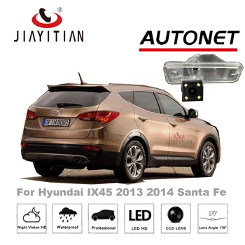 JIAYITIAN galinio vaizdo kamera, Skirta Hyundai Santa Fe 2013 M. M. Automobilio 4LEDS CCD Naktinio Matymo Atsarginė kamera, Parkavimo Pagalbos, atsparus Vandeniui