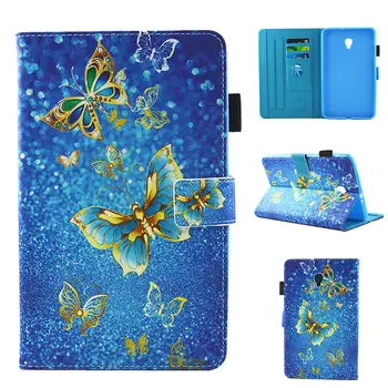 Mados Spausdinti Case For Samsung Galaxy Tab 8.0 SM-T380 T385 2017 8.0 colių Smart Cover 
