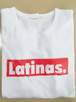 Latinas T-Shirt Ponios Marškinėlius Šūkiu T-Shirt blusa tumblr mergina marškinėliai moletom ar tumblr tees viršūnes feminizmo marškinėliai
