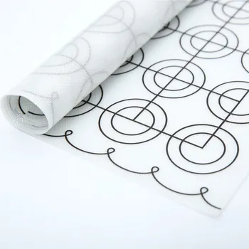 XINYUN Silikono macarons kilimėlis atsparus karščiui silikoninis stiklo kepimo kilimėlis,macaron silikono formos